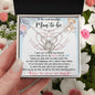 Mama To Be | You Chose Me | Love Knot Necklace