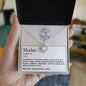 Mom | Superhero | Love Knot Necklace