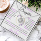 To My Precious Daughter | Love Knot Necklace | Love Dad