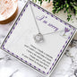 I'm Sorry | I Wish I Could Take It Back | Love Knot Necklace