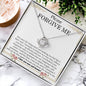 Please Forgive Me | Profound And True | Love Knot Necklace