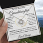 To My Beautiful Granddaughter | Always Keep Me In Your Heart | Love Knot Necklace
