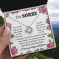 I'm Sorry | Your Forgiveness | Love Knot Necklace
