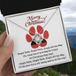 To My FurMom | Furry Elf | Love Knot Necklace (Yellow & White Gold Variants)