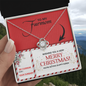 To My Furmom | Sloppy Kisses | Love Knot Necklace (Yellow & White Gold Variants)