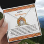 Happy Thanksgiving | Grateful To Have You In My Life | Love Knot Necklace (Yellow & White Gold Variants)