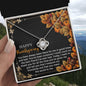Happy Thanksgiving | Count On | Love Knot Necklace (Yellow & White Gold Variants)