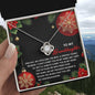 To My Granddaughter | Proudest Moment | Love Knot Necklace (Yellow & White Gold Variants)