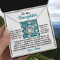 To My Daughter | I May Stumble And Fall | Love Knot Necklace