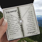 I'm Sorry | What An Idiot | Love Knot Necklace