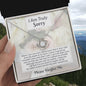 I Am Truly Sorry | What I Said | Love Knot Necklace