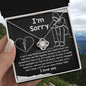 I'm Sorry | Not Just Heard | Love Knot Necklace