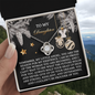 To My Daughter | Prouder Of You | Love Knot Necklace (Yellow & White Gold Variants)