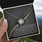 I'm Sorry | Turn Your Back | Love Knot Necklace