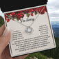 I'm Sorry | Too Precious To Lose | Love Knot Necklace