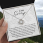 I Am Sorry | Forever Love You | Love Knot Necklace
