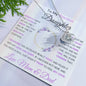 To My Precious Daughter | Love Knot Necklace | Love Mom and Dad