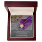 To My Lovely Granddaughter | My Sunshine... Violet | Love Knot Necklace