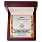 Happy Thanksgiving | The Light That Guided Me Through | Love Knot Necklace (Yellow & White Gold Variants)