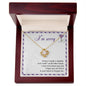 I'm Sorry | I Wish I Could Take It Back | Love Knot Necklace