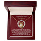 To My Beautiful Bonus Daughter | Always Will Be | Love Knot Necklace