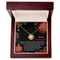 To My Granddaughter | Proudest Moment | Love Knot Necklace (Yellow & White Gold Variants)