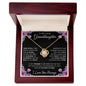 To My Lovely Granddaughter | My Sunshine | Love Knot Necklace