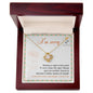 I'm Sorry | Please Give Me Another Chance | Love Knot Necklace