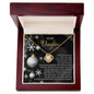 To My Daughter | Pride And Joy | Love Knot Necklace (Yellow & White Gold Variants)