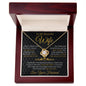 To My Beautiful Wife | "In You, I Found The Love of My Life" | Love Knot Necklace