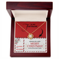 To My Furmom | Sloppy Kisses | Love Knot Necklace (Yellow & White Gold Variants)