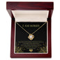 I Am Sorry | Without You | Love Knot Necklace