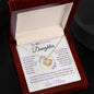 To My Precious Daughter | Love Knot Necklace | Love Mom