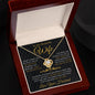 To My Beautiful Wife | "In You, I Found The Love of My Life" | Love Knot Necklace