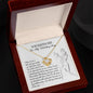 To My Beautiful Mom | On My Wedding Day | Love Knot Necklace