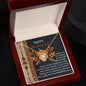 Happy Thanksgiving | Discover Who I Really Am | Love Knot Necklace (Yellow & White Gold Variants)