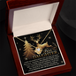 To My Dear Daughter | In This World | Love Knot Necklace (Yellow & White Gold Variants)