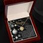 To My Daughter | Pride And Joy | Love Knot Necklace (Yellow & White Gold Variants)