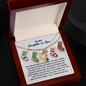 To My Daughter-in-Law | A Gift | Love Knot Necklace (Yellow & White Gold Variants)