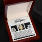 To My Daughter | Loudest Cheerleader | Love Knot Necklace