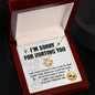 I'm Sorry For Hurting You | Travel Back | Love Knot Necklace
