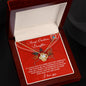 Merry Christmas Daughter | This Christmas | Love Knot Necklace (Yellow & White Gold Variants)