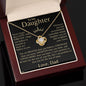To My Daughter | "You Are Braver Than You Think" | Love Knot Necklace - Love Dad ⭐⭐⭐⭐