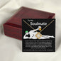 To My Soulmate | Love Knot Necklace | I A-ore you | Adult Version!