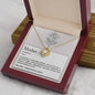 Mom | Superhero | Love Knot Necklace