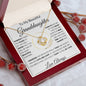 To My Beautiful Granddaughter | Always Keep Me In Your Heart | Love Knot Necklace