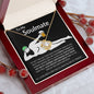 To My Soulmate | Love Knot Necklace | I A-ore you | Adult Version!