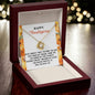 Happy Thanksgiving | The Light That Guided Me Through | Love Knot Necklace (Yellow & White Gold Variants)