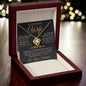 To My Beautiful Wife | "In You, I Found The Love of My Life" | Love Knot Necklace