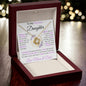 To My Precious Daughter | Love Knot Necklace | Love Mom and Dad